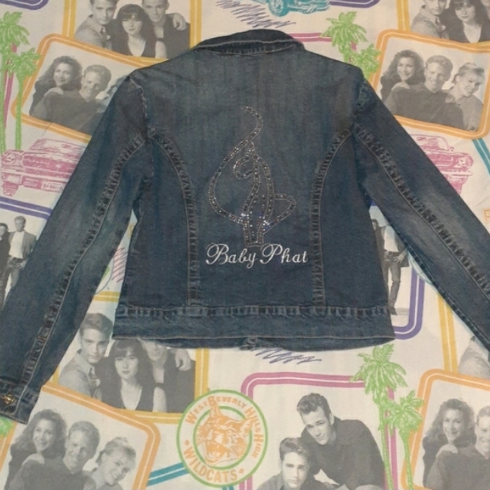 Y2K Baby Phat Vintage Denim Jean Logo Jacket